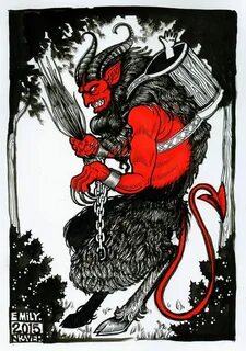 Merry Krampus Magick art, Krampus, Art