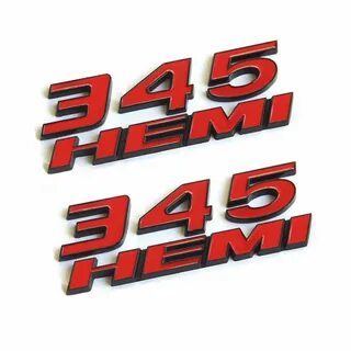 Buy Yoaoo 2pcs OEM Black 392 HEMI Emblem 392Hemi Badge 3D fo