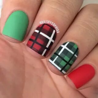 39 Awesome Plaid Nail Art Designs for Your Preppy Days ... P