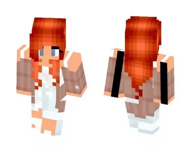 Install Red hair girl cloths #2 Skin for Free. SuperMinecraf