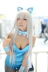 Earnestly show cleavage cosplayers at Comiket cosplayer imag