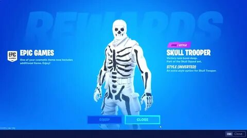 i got the new skull trooper editstyle #spooky halloween - Yo