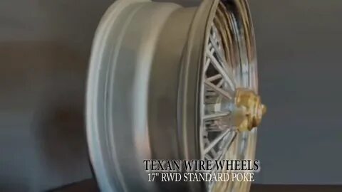 17 inch Standard RWD 30 Spoke Wire Wheels - YouTube