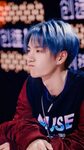 hourly wang yibo on Twitter Blue hair, Celebrities, Wang