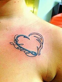 Love tattoo Hook tattoos, Antler tattoo, Antler tattoos