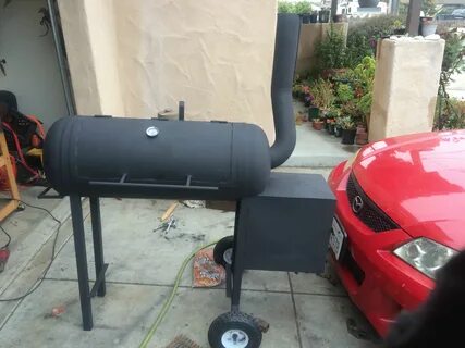 2nd smoker build with 100lb propane tank : smoking Custom ba