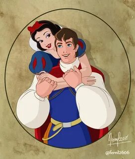 SNOW WHITE AND HER PRINCE by https://fernl.deviantart.com on