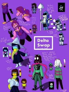 Henlo children DeltaSwap designs *Deltarune AUs* Amino