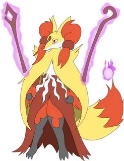 Mega Delphox By Miracle-fox - Imagenes De Mega Delphox - (10