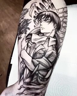 "Levi Ackerman" - Tattoo inspirada no personagem do incrível