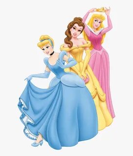 Disney Princesses Clipart - Princess Aurora And Cinderella, 