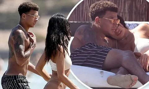 Ruby Mae helps boyfriend Dele Alli recover from World Cup he
