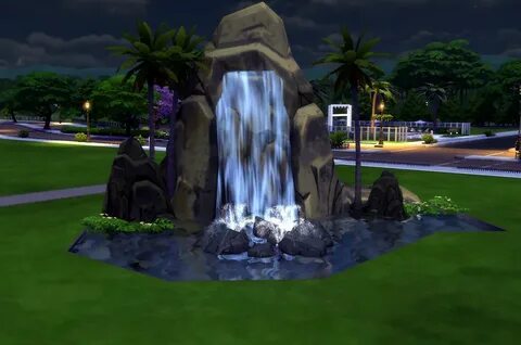 ModTheSims - Pinnacle Rock and Waterfall