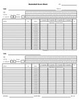 Generic Basketball Score Sheet Templates at allbusinesstempl