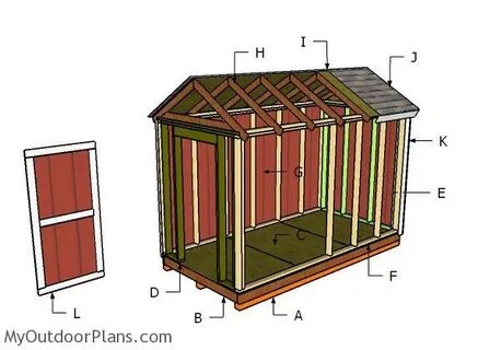 6x12 Shed Roof Plans MyOutdoorPlans Free Woodworking Plans a
