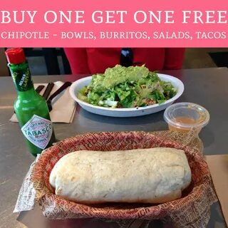 Still Available! Buy One Get One Free Chipotle - YUM! - Deal