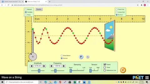 Phet simulation and virtual lab on waves - YouTube