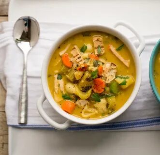 Vegan Chicken Soup Recipe - HealthyHappyLife.com Recipe Vega