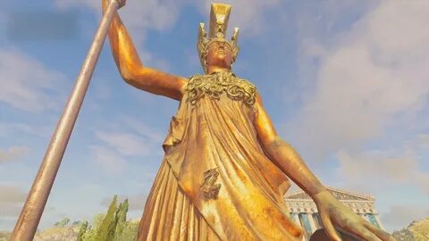 Assassin's Creed: Odyssey - Climbing Statue of Athena - YouT