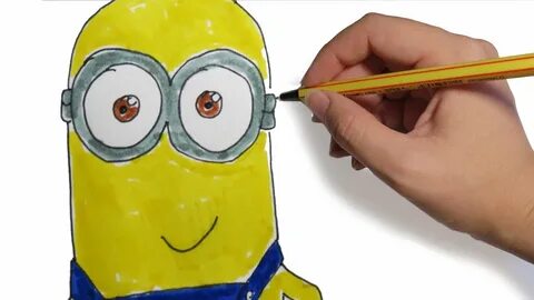 COMO DIBUJAR UN MINION: Kevin facil paso a paso - YouTube