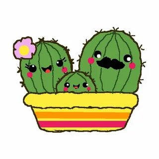 Cute cactus drawing! Cactus drawing, Kawaii drawings, Kawaii