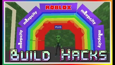 Make a 🌈 RAINBOW 🌈 Meep City build hack ** Part 1 ** Furnitu