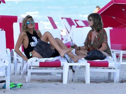 Martha Graeff @ the beach in Miami Celebrity Feet