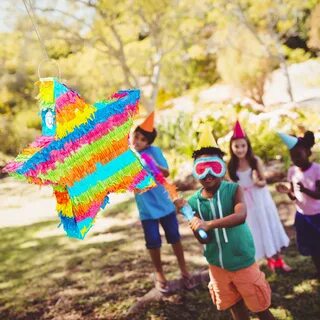 Rainbow Piñata bunte Geburtstagspinata Pinata Regenbogen zum