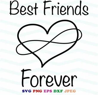 240 Best Friends Forever Svg SVG PNG EPS DXF File