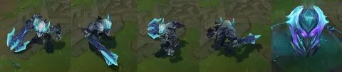 Dragon Slayer Diana, Olaf, and Trundle: models and splash ar