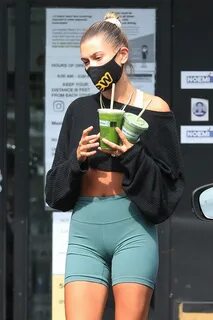 Hailey Bieber - Seen after a workout session in West Hollywo