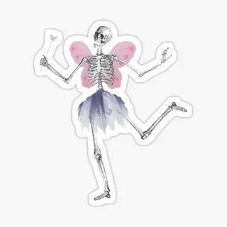 Skeleton Fairy Stickers Redbubble