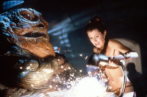 Princess Leia in Jabba the Hutt’s palace " Celebrity Gossip 