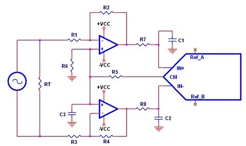 Buffer Op Amp to Analog-to-Digital Converter Design: DC Coup