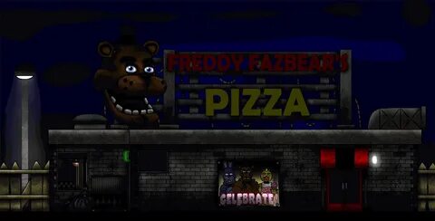 Freddy Fazbear's Pizza (1993) Outside view Гики, Граффитчики