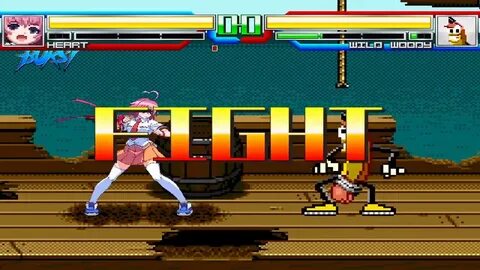 NICK54222 MUGEN: Heart Aino (me) VS Wild Woody - YouTube