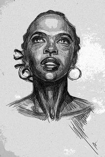 Lauryn Hill by ElSDrugom on DeviantArt Cool art drawings, Sk