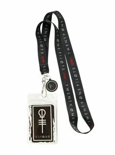 Twenty One Pilots Skeleton Clique Lanyard from Hot Topic. Sa