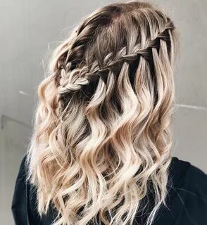 I have always LOVED waterfall braids! They are so beautiful 