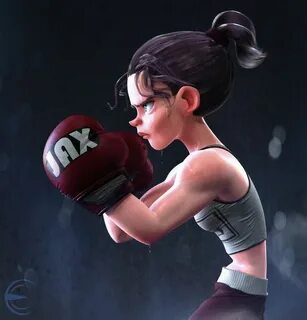 Pin by Valerie Wow on cartooney Boxing girl, Cartoon charact