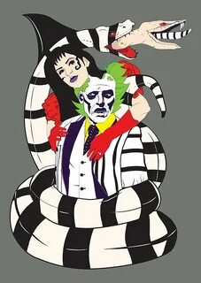 "Forever In love, Beetlejuice & Lydia " by eyeamastro Redbub
