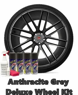 Plasti Dip True Metallic Anthracite Grey Deluxe Wheel Kit Co