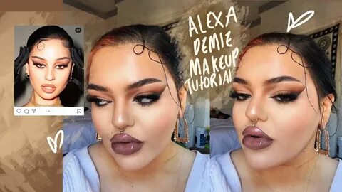 ALEXA DEMIE MAKEUP TUTORIAL / TIKTOK INSTAGRAM TREND - YouTu