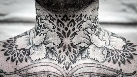 Без партаков: Великолепные татуировки на шее Tattoo Яндекс Д