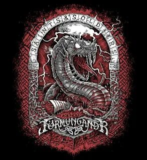 Jormungandr, norse mythology, illustration, vikings, serpent