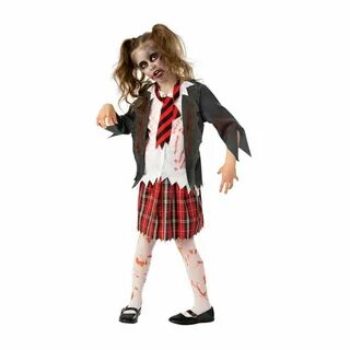 Girls Zombie School Costume - PartyBell.com Zombie school, Z