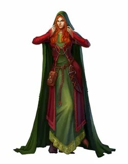 Female Human or Half-Elf Druid or Sorcerer - Pathfinder PFRP