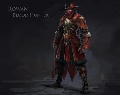 Rowan Blood Hunter by muyoung Fantasy 2D CGSociety