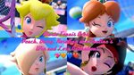 Mario Tennis Aces - Peach, Daisy, Rosalina and Pauline's Win
