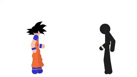 Goku vs stickman - YouTube